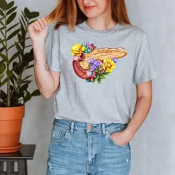 T-shirt Unisexe Pancréas - Floral-Codex Anatomicus New