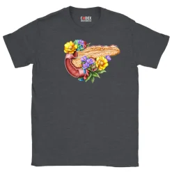 T-shirt Unisexe Pancréas - Floral-Codex Anatomicus New
