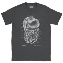 T-shirt Unisexe Système Digestif - Chalkboard-Codex Anatomicus Best