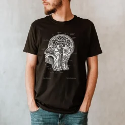 T-shirt Unisexe Tête - Chalkboard-Codex Anatomicus Outlet