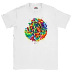 T-shirt Unisexe Virus - Aquarelle-Codex Anatomicus Outlet