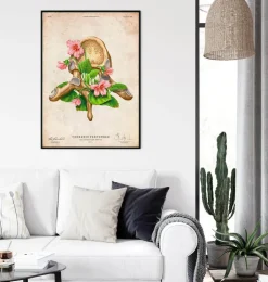 Vertèbre thoracique - Floral - Vintage-Codex Anatomicus Clearance